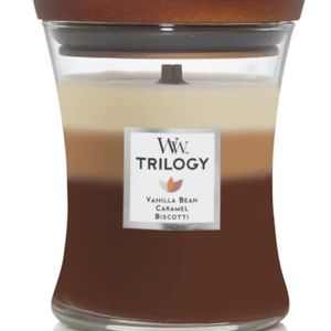 WoodWick Café Sweets Medium Hourglass Trilogy Candle, 9.7 oz. - NWT